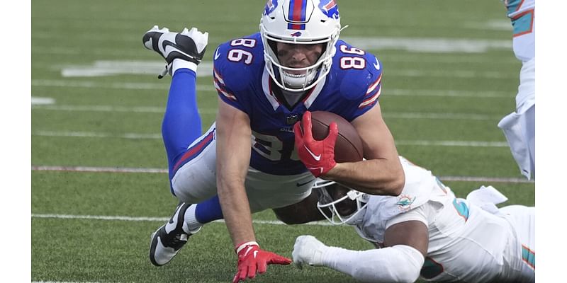 Bills rule out tight end Kincaid from playing against Chiefs, receiver Cooper listed as questionable