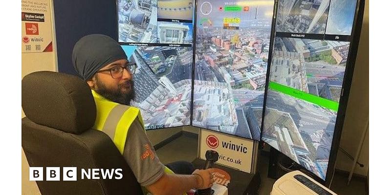 Birmingham: New technology helps crane operator with fear of heights