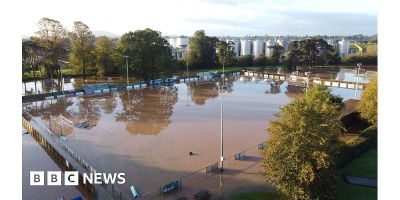 Match cancelled as Westfields pitch in Hereford under water