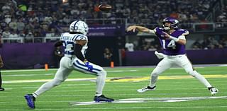 Darnold throws 3 TD passes in 2nd half as Vikings overcome 3 turnovers to beat Flacco, Colts 21