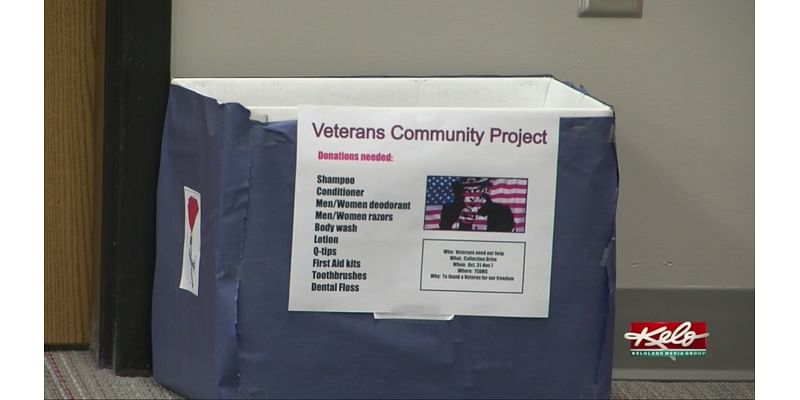 A service project to help support local veterans