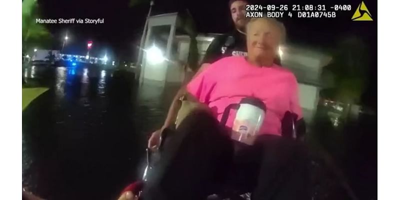 VIDEO: Hotel guests rescued during Hurricane Helene in Sarasota