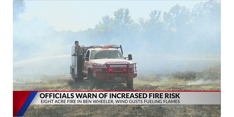 ‘It moves the fire, it fuels the fire’: Windy conditions increase wildfire threat in East Texas