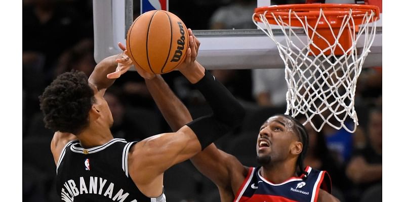 Wembanyama shrugs off 50-point performance that leaves teammates in awe as Spurs top Wizards 139-130