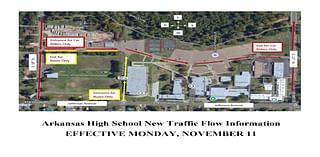 District announces traffic-flow change for high school in Texarkana