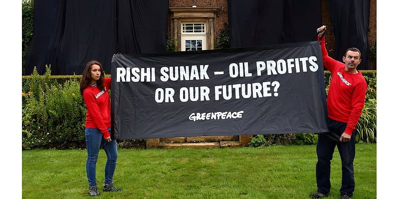 Four Greenpeace activists who scaled Rishi Sunak's £2m North Yorkshire mansion walk free from court after judge decided they had committed no crime