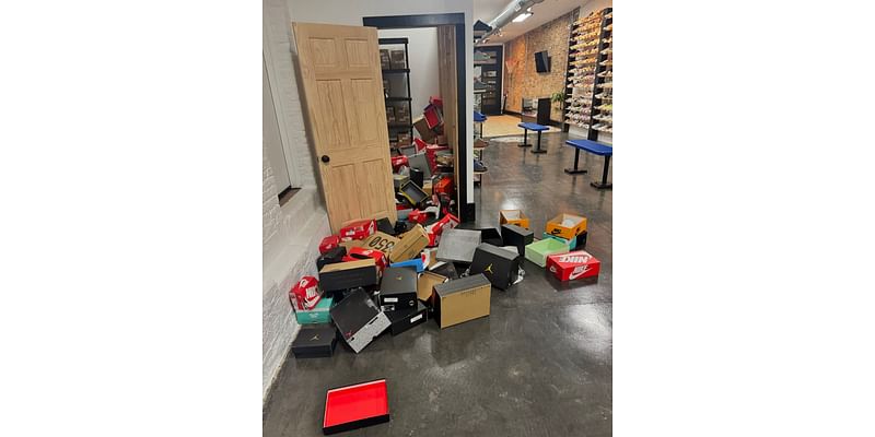 ‘Drunk’ thief steals 100 shoes from sneaker store — but just the right-footed ones