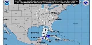 Near-hurricane-strength storm could reach Charlotte area, Hurricane Center maps show