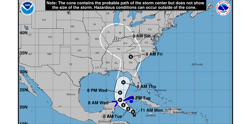 Near-hurricane-strength storm could reach Charlotte area, Hurricane Center maps show