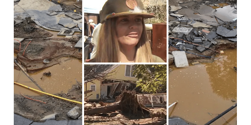 'Terrifying and surreal': Antique shop owner describes hurricane flood waters sweeping pieces away