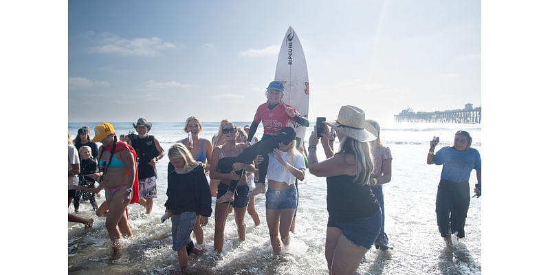 So Cal’s Eden Walla is youngest to win Super Girl Surf Pro