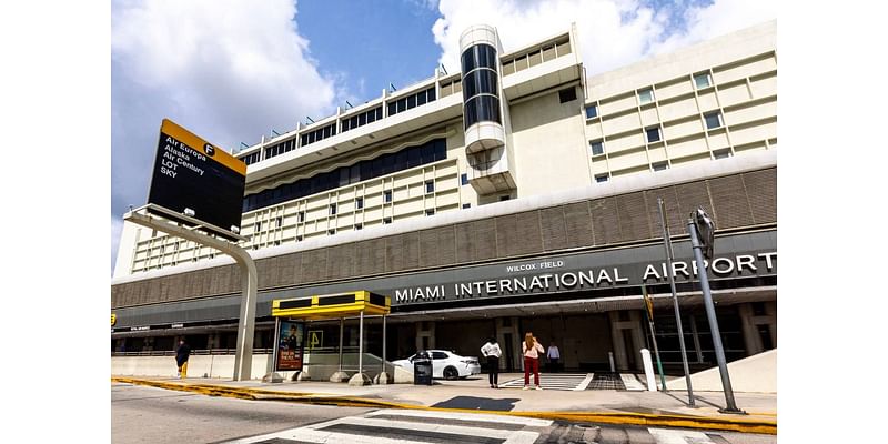 Authorities helped deliver a new baby at Miami International Airport Tuesday night