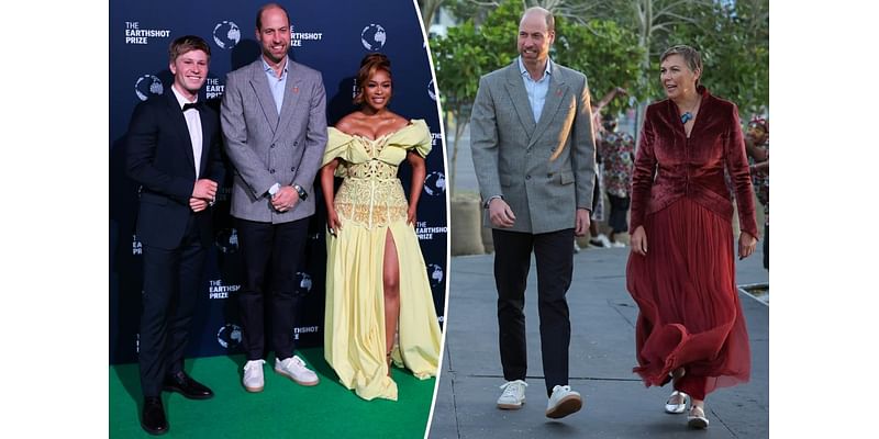 Prince William wears vintage blazer, sustainable sneakers to Earthshot Prize Awards Ceremony