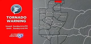 Tornado warning issued for parts of Venango, Mercer Counties; Western PA under Thunderstorm Watch