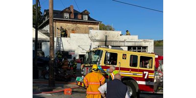 Fire damages auto repair shop in Greensburg