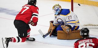 Cotter scores as Devils beat Sabres 3-1 to sweep season-opening series in Prague