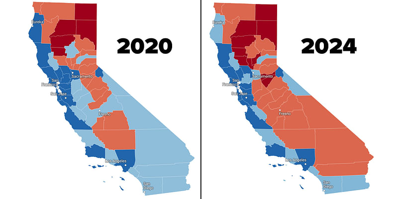 More L.A. County voters favored Trump in 2024 than in 2020, data shows