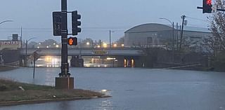 Heavy rains drench St. Louis on Election Day, flooding some roads