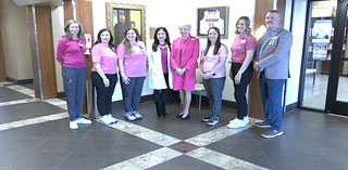 Freeman Women’s Pavilion Goes Pink for Breast Cancer Awareness