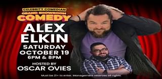 Celebrity comedian Alex Elkin brings hilarious stylings to Carson Nugget this Saturday