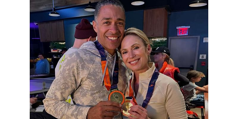 TJ Holmes and Amy Robach Finish NYC Marathon — with 'Chafing' and 'Lots and Lots' of 'Vomiting'