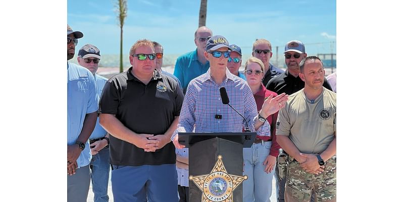 Sen. Rick Scott visits Fort Myers Beach