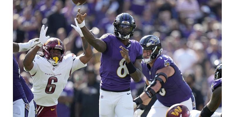 Jackson and surging Ravens hit road, looking to extend winning streak over Mayfield’s Bucs