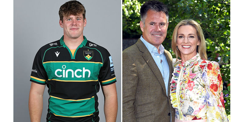 BBC Sport presenter Gabby Logan reveals rugby star son has begged her to stop talking about her sex life