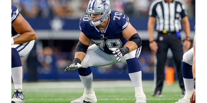 Cowboys' All-Pro OL misses second straight day of practice with injury