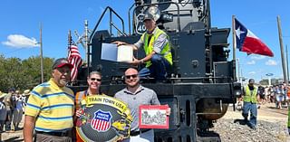 No. 4014, the only operating Big Boy steam engine in the world, makes a stop in Central Texas