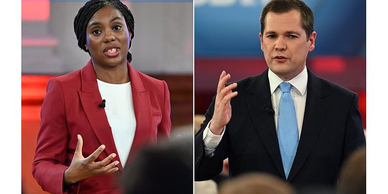 Kemi Badenoch claims Robert Jenrick's call to quit the ECHR will 'split the Tories' as leadership rivals clash in TV debate