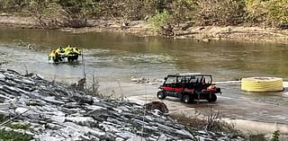 Emergency crews rescue person from River Des Peres in Maplewood