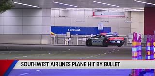 Southwest Airlines plane hit by bullet