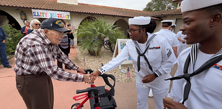 A celebration was held for Santa Maria's "Bicycle Bob" 100th birthday