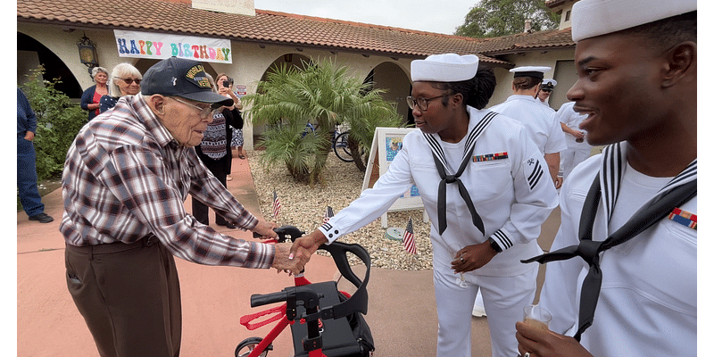 A celebration was held for Santa Maria's "Bicycle Bob" 100th birthday