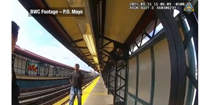 Dramatic NYPD bodycam video shows controversial Brooklyn subway shooting: ​​’Drop the knife’