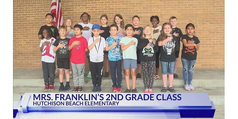 The Daily Pledge: Mrs. Franklin’s 2nd Grade Class