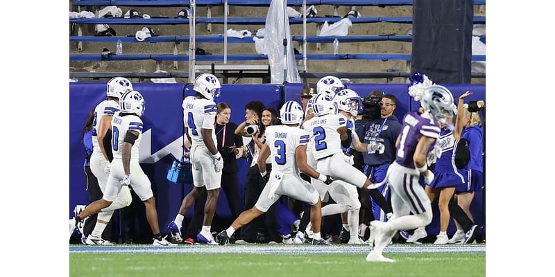 BYU capitalizes on turnovers, upsets No. 13 Kansas State 38-9