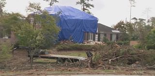 Local roofing companies continue working around the clock, as rainfall comes for first time since Helene