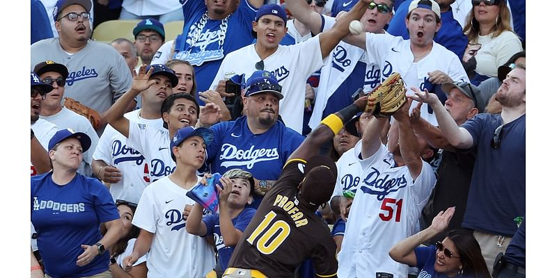 Padres' Jurickson Profar robs Mookie Betts of home run, stuns Dodgers fans