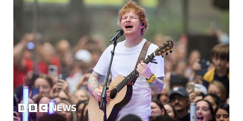 Donated Ed Sheeran guitar to raise money for Harlow school