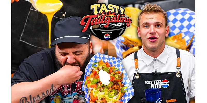 Assembling the GREATEST Nacho Dish W/ Jersey Jerry | Pepsi Tasty Tailgating Ep. 3