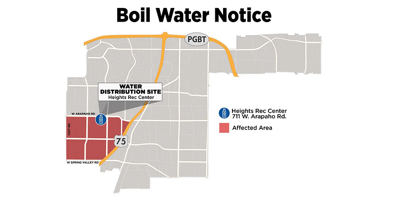 Boil water notice issued in Richardson: Avoid using tap water