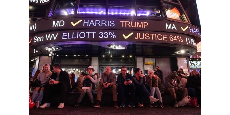 Photos: The world watches as US election results trickle in