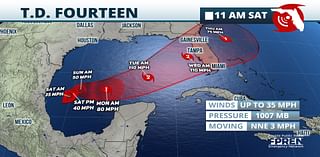 Potential Hurricane Milton forms over Gulf