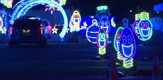 Same magic, different location — Christmas in Color prepping for premier at Roaring Springs