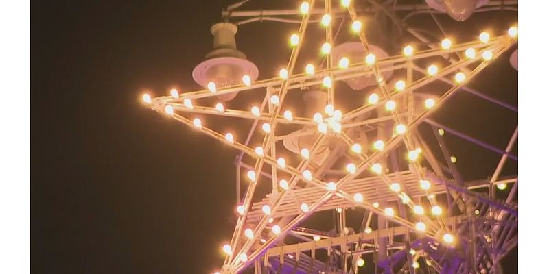 58th annual Zilker Holiday Tree put up by Austin Energy electricians