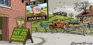 The farmers remain polite – but they are furious