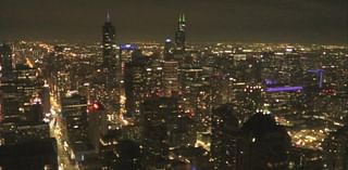 Why is the Willis Tower’s antenna lit green Sunday night?