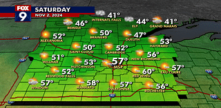 Minnesota weather: Mild Sunday with showers returning early next week